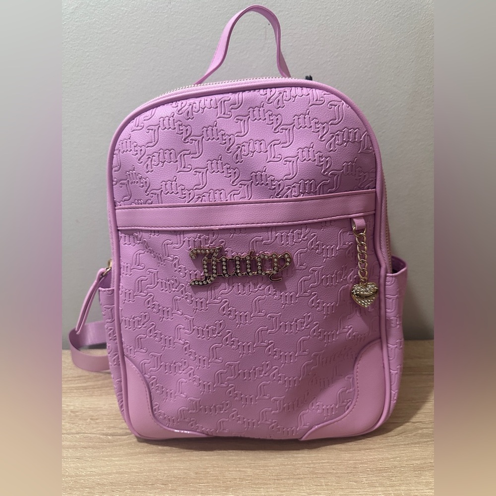 NWT Juicy Couture Fondant Pink Heartless Backpack